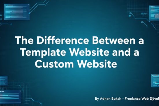 The Difference Between a Template Website and a Custom Website