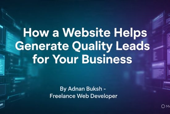 How a Website Helps Generate Quality Leads for Your Business