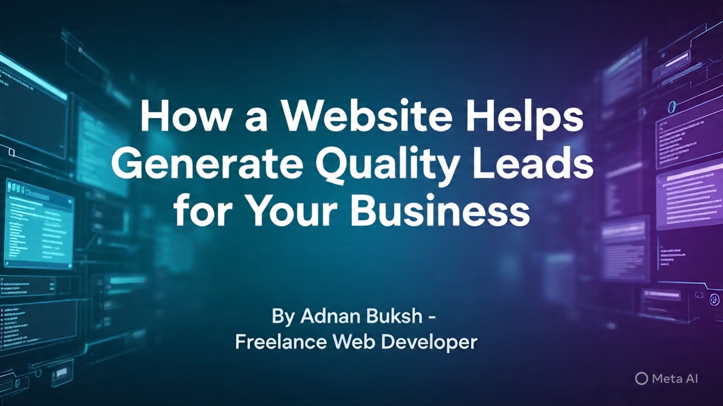 How a Website Helps Generate Quality Leads for Your Business