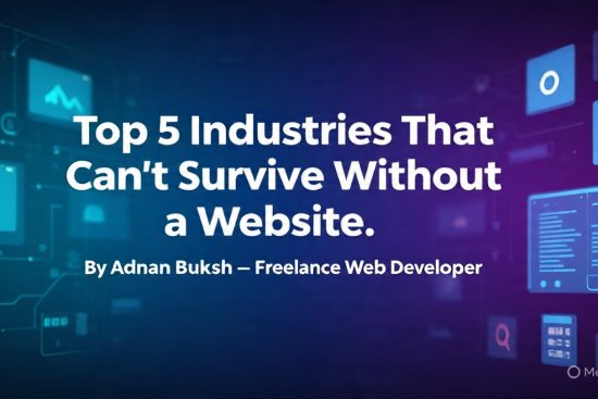 Top 5 Industries That Can’t Survive Without a Website
