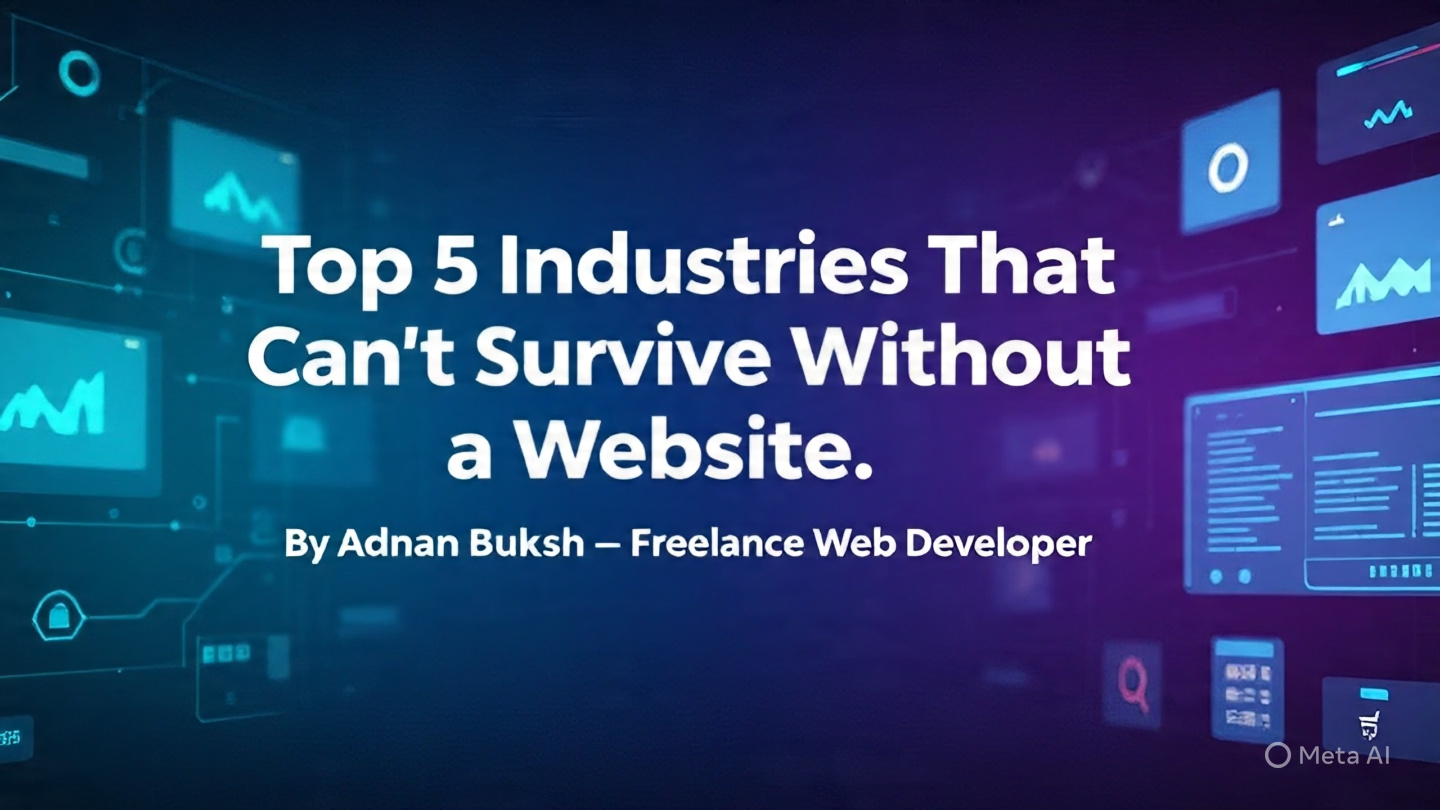 Top 5 Industries That Can’t Survive Without a Website