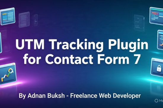 UTM Tracker for Contact Form 7