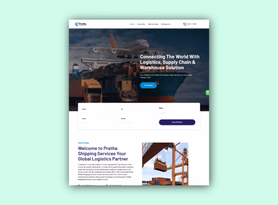 Logistics Website Design