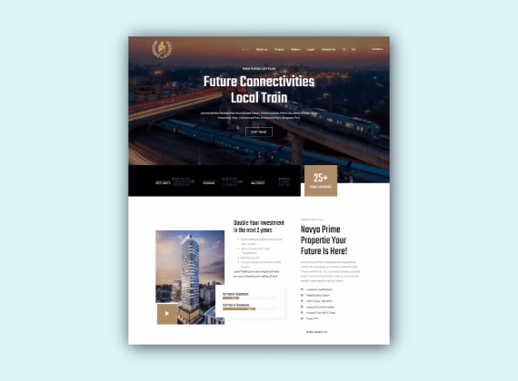 Indian Real Estate Website Design